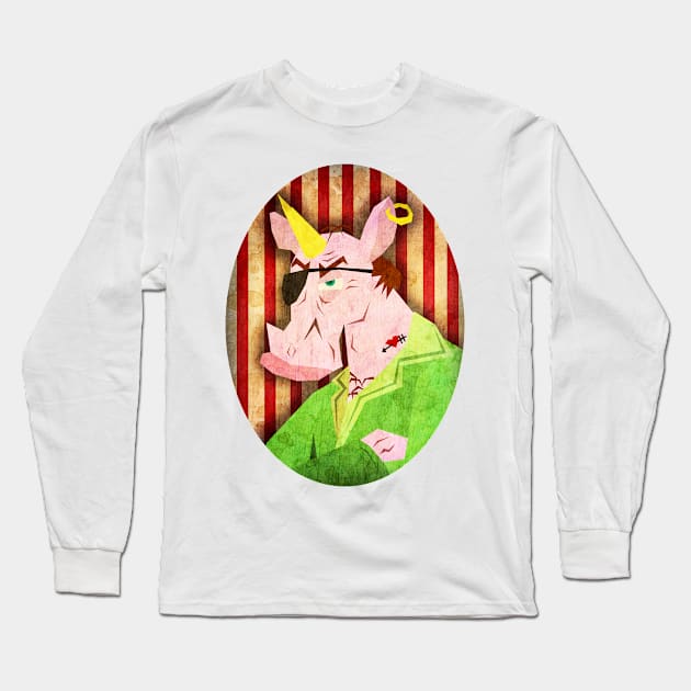 Don’t Poke with a Unicorn Long Sleeve T-Shirt by Thatssounicorny